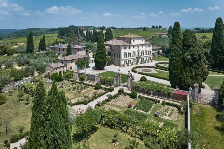 Villa di Geggiano a noble and historical villa near Siena