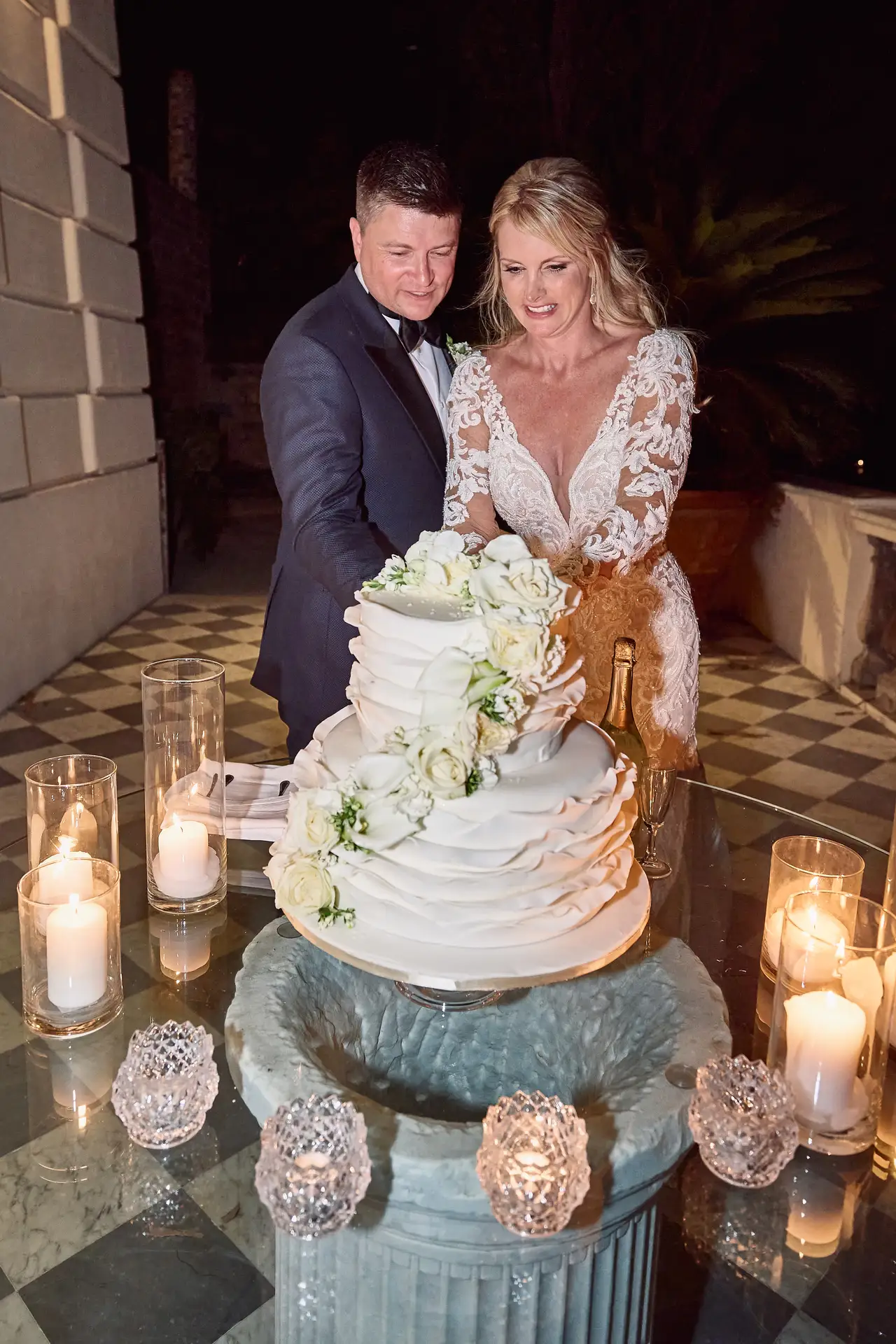 amanda jeff villa astor elopement