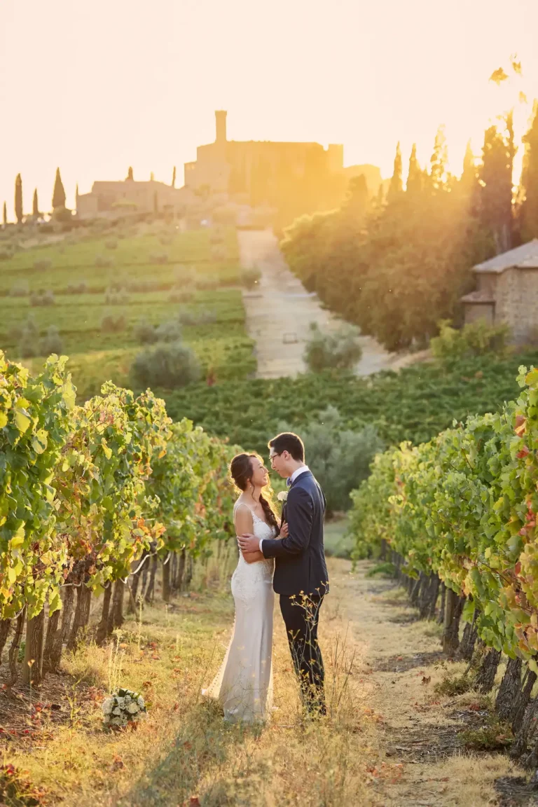 corrina benny castello di banfi elopement