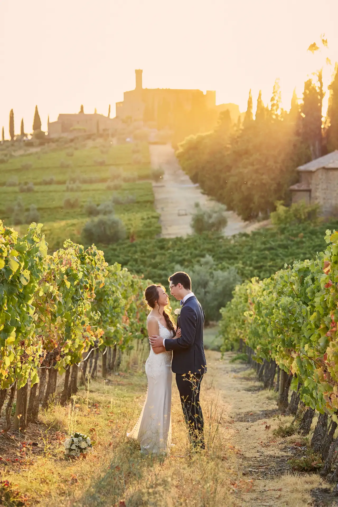 corrina benny castello di banfi elopement