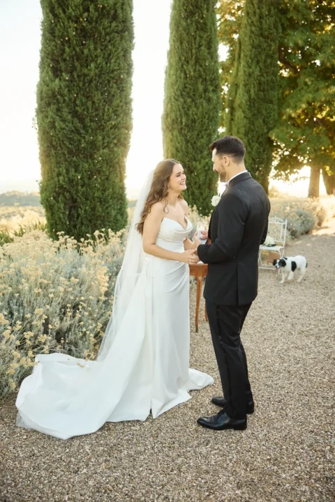 black tie tuscan elopement ayesha josef