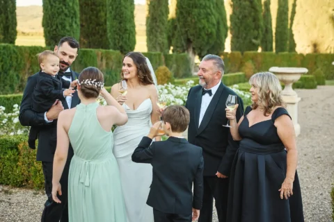 black tie tuscan elopement ayesha josef