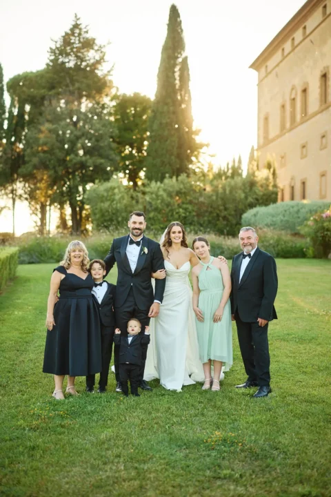 black tie tuscan elopement ayesha josef
