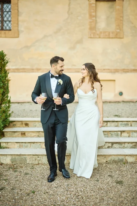 black tie tuscan elopement ayesha josef