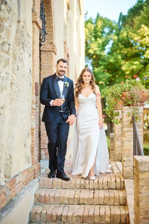 black tie tuscan elopement ayesha josef