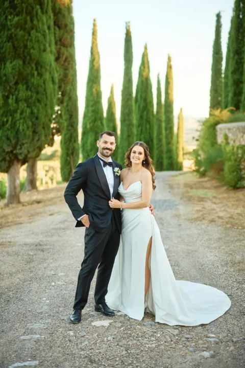 black tie tuscan elopement ayesha josef