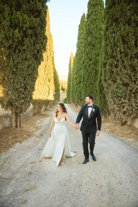 black tie tuscan elopement ayesha josef