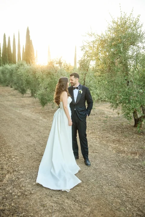 black tie tuscan elopement ayesha josef
