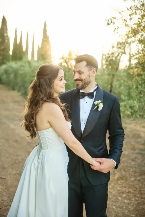 black tie tuscan elopement ayesha josef