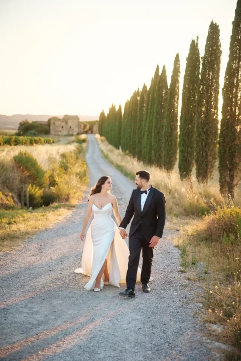 black tie tuscan elopement ayesha josef
