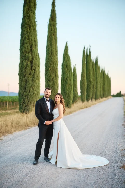 black tie tuscan elopement ayesha josef