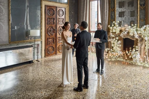 black tie venice elopement kelly fred