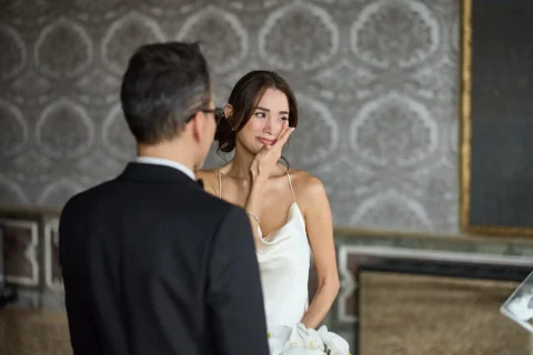 black tie venice elopement kelly fred