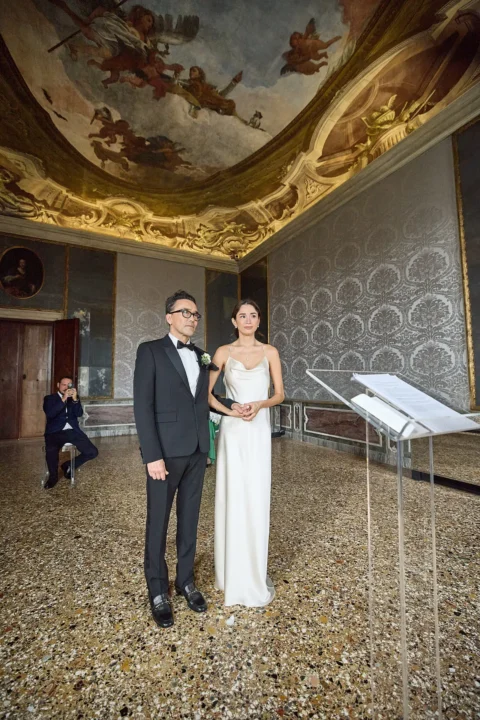 black tie venice elopement kelly fred