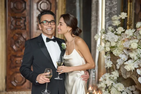 black tie venice elopement kelly fred