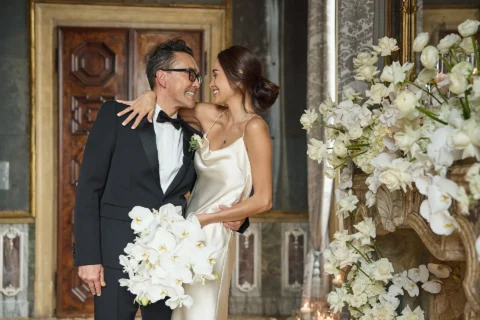 black tie venice elopement kelly fred