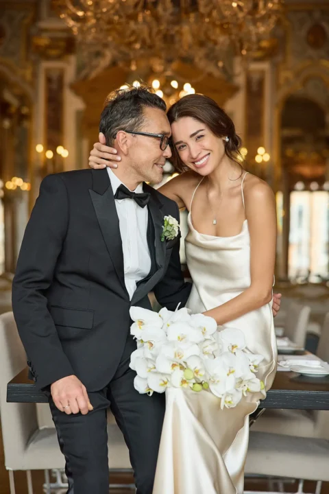 black tie venice elopement kelly fred