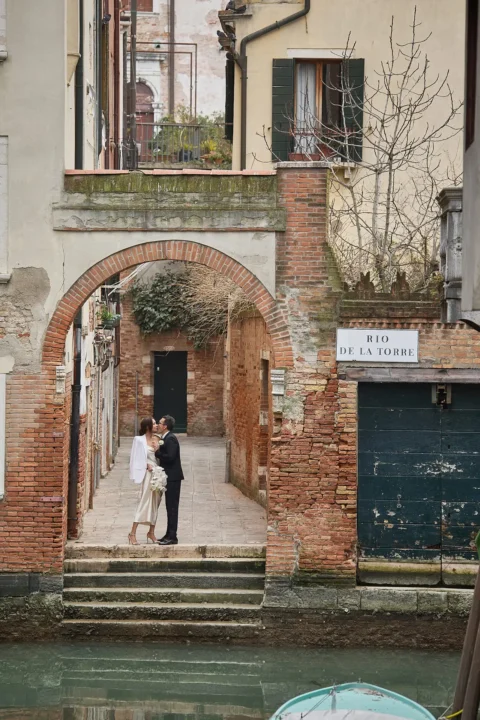 black tie venice elopement kelly fred