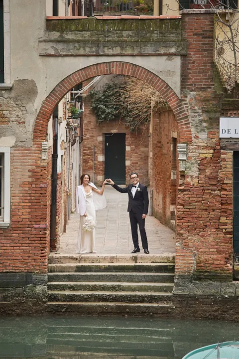 black tie venice elopement kelly fred