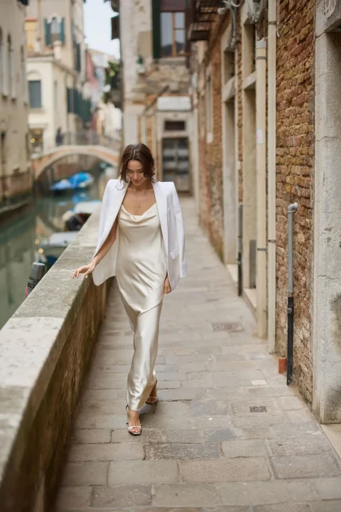 black tie venice elopement kelly fred
