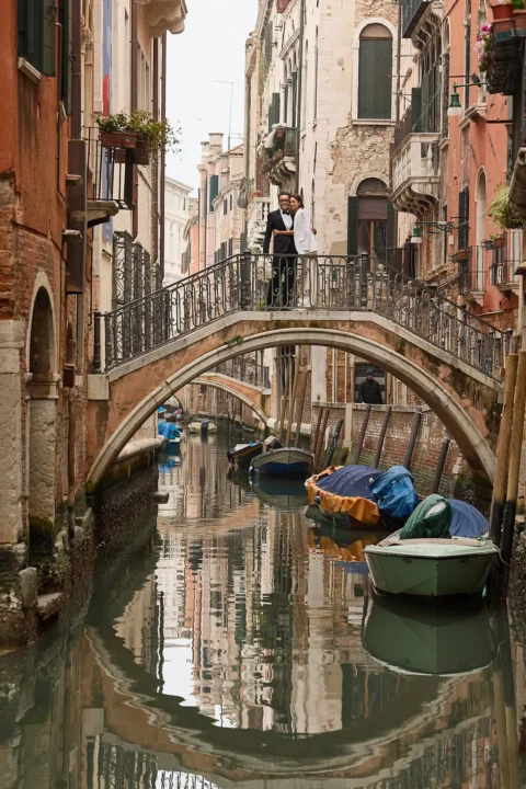 black tie venice elopement kelly fred