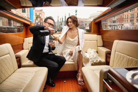 black tie venice elopement kelly fred