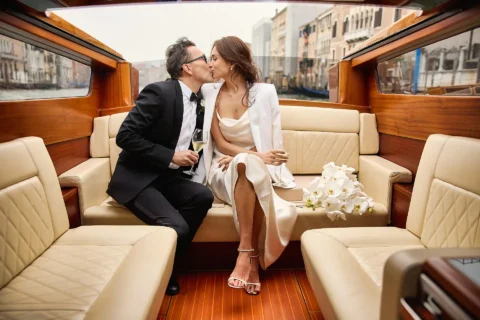 black tie venice elopement kelly fred