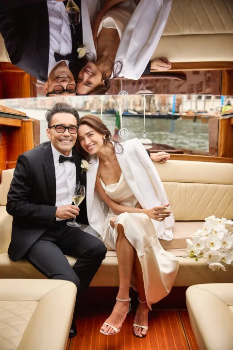 black tie venice elopement kelly fred