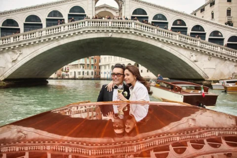 black tie venice elopement kelly fred