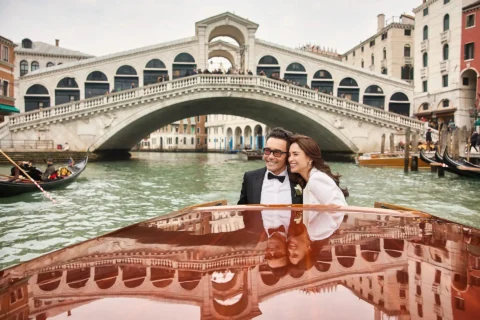 black tie venice elopement kelly fred