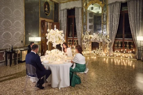 black tie venice elopement kelly fred