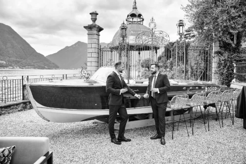 classic lake como elopement eva michal