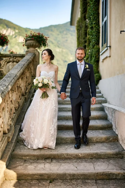 classic lake como elopement eva michal