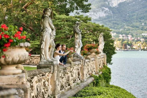 classic lake como elopement eva michal