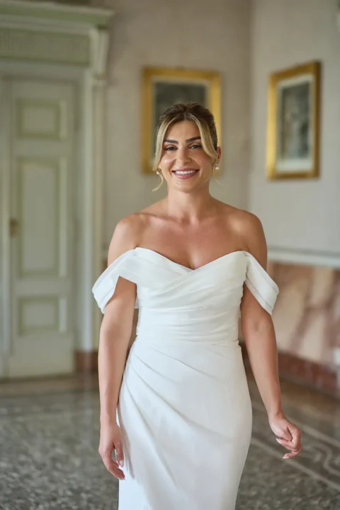 classic lake como elopement melissa eric