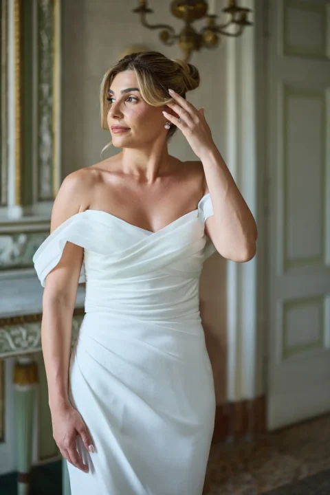 classic lake como elopement melissa eric