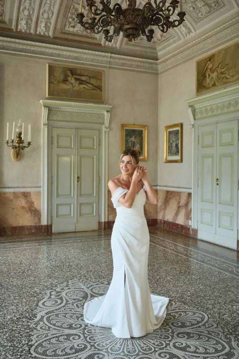classic lake como elopement melissa eric