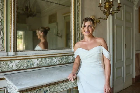 classic lake como elopement melissa eric