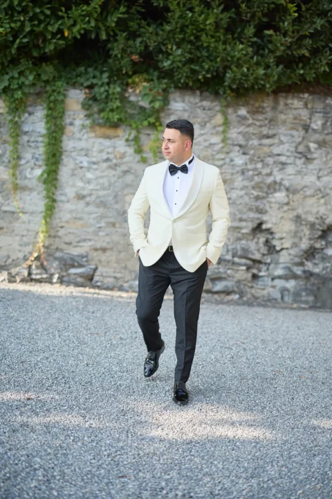 classic lake como elopement melissa eric