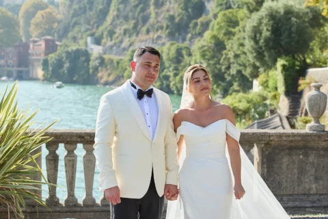 classic lake como elopement melissa eric