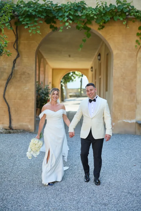 classic lake como elopement melissa eric