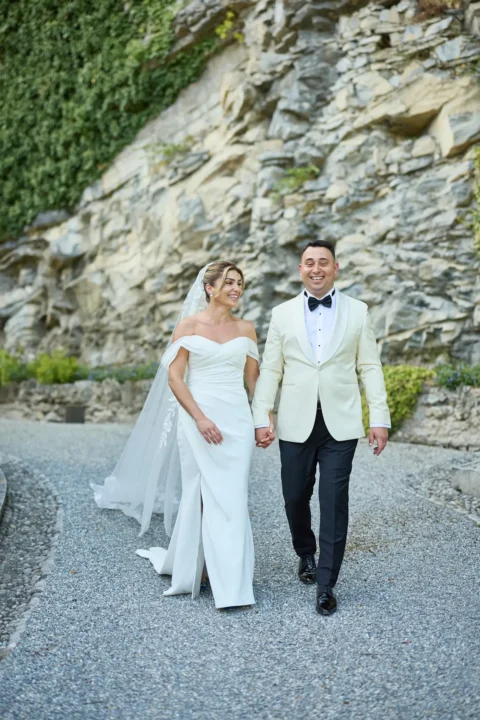 classic lake como elopement melissa eric
