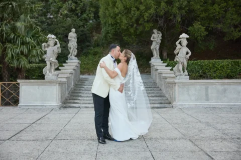 classic lake como elopement melissa eric
