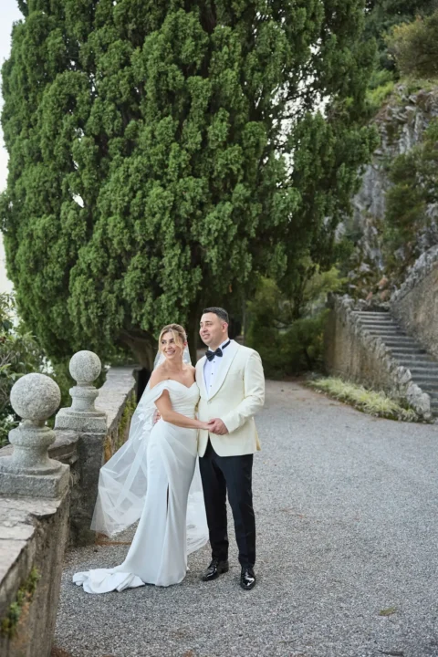 classic lake como elopement melissa eric