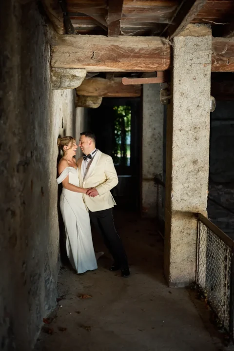 classic lake como elopement melissa eric