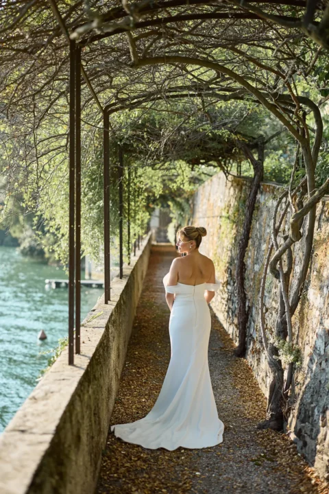 classic lake como elopement melissa eric
