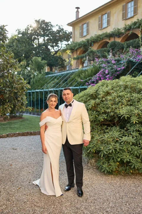 classic lake como elopement melissa eric