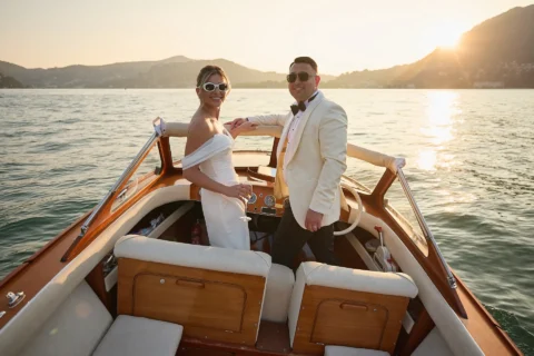 classic lake como elopement melissa eric