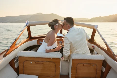 classic lake como elopement melissa eric