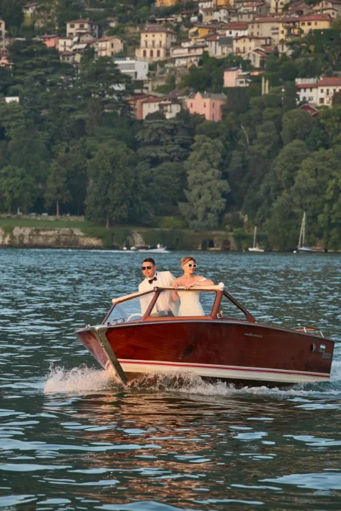 classic lake como elopement melissa eric